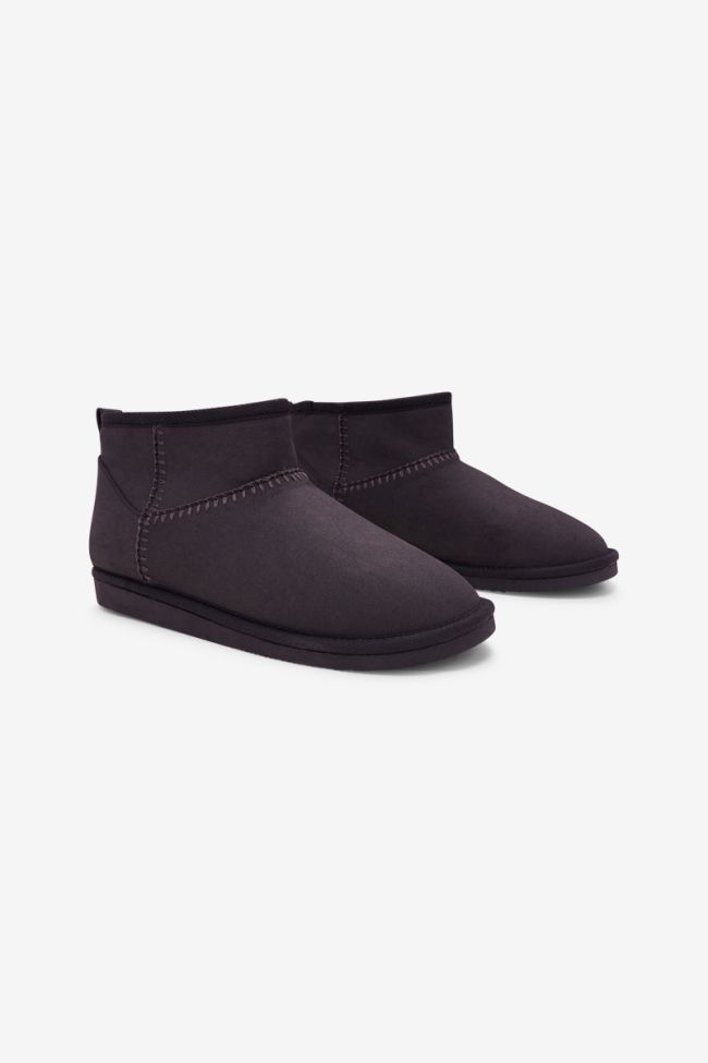 Snow Boots gefüttert in schwarz