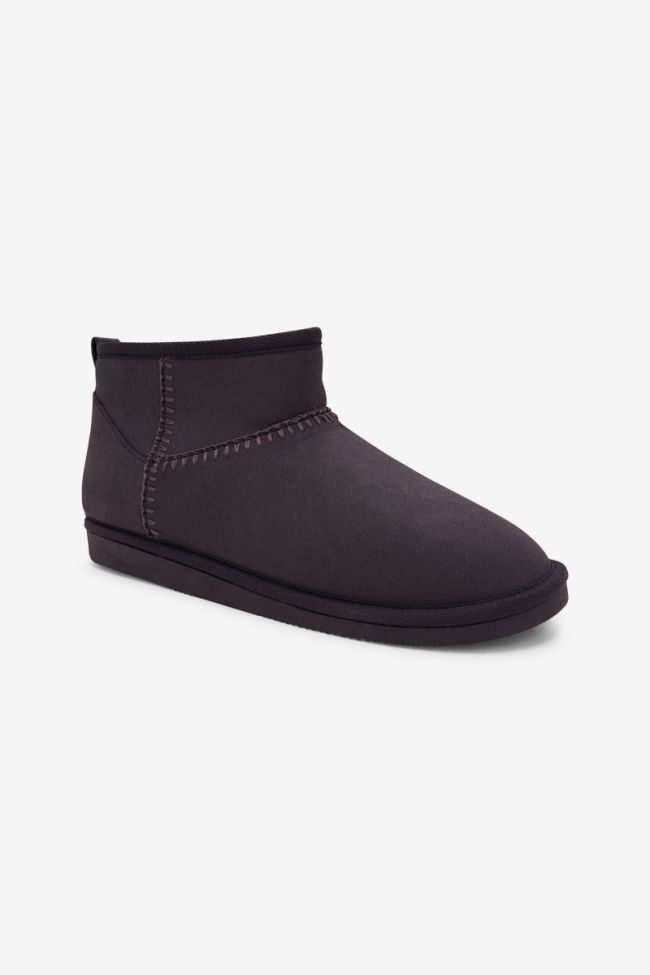 Snow Boots gefüttert in schwarz
