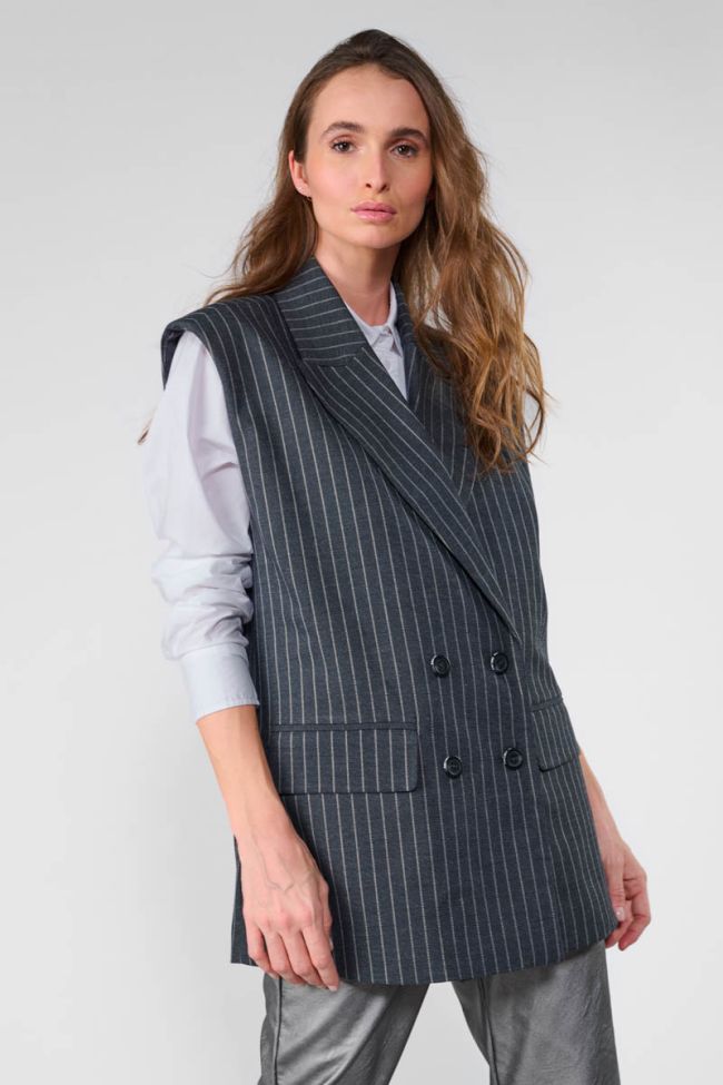 Ärmellose Blazerjacke Tillin grau