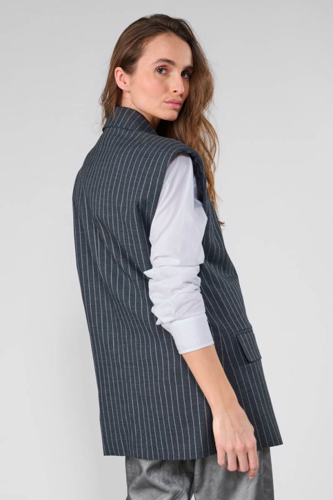Ärmellose Blazerjacke Tillin grau