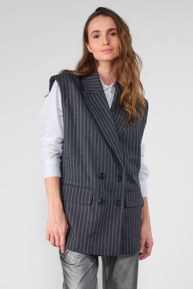 Ärmellose Blazerjacke Tillin grau