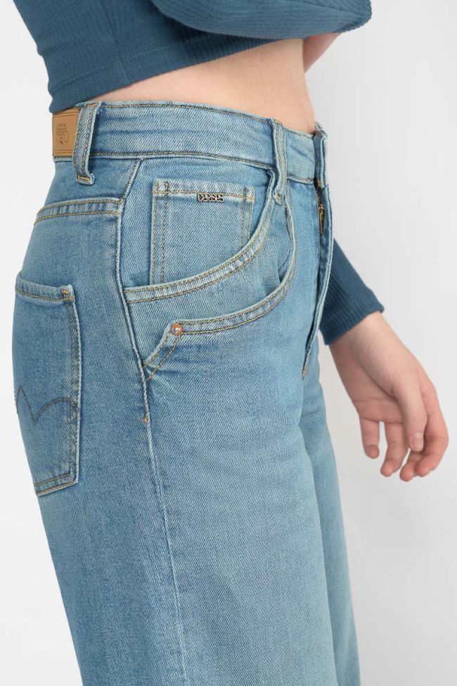 Jeans regular wide-leg Caster high waist blau Nr.4