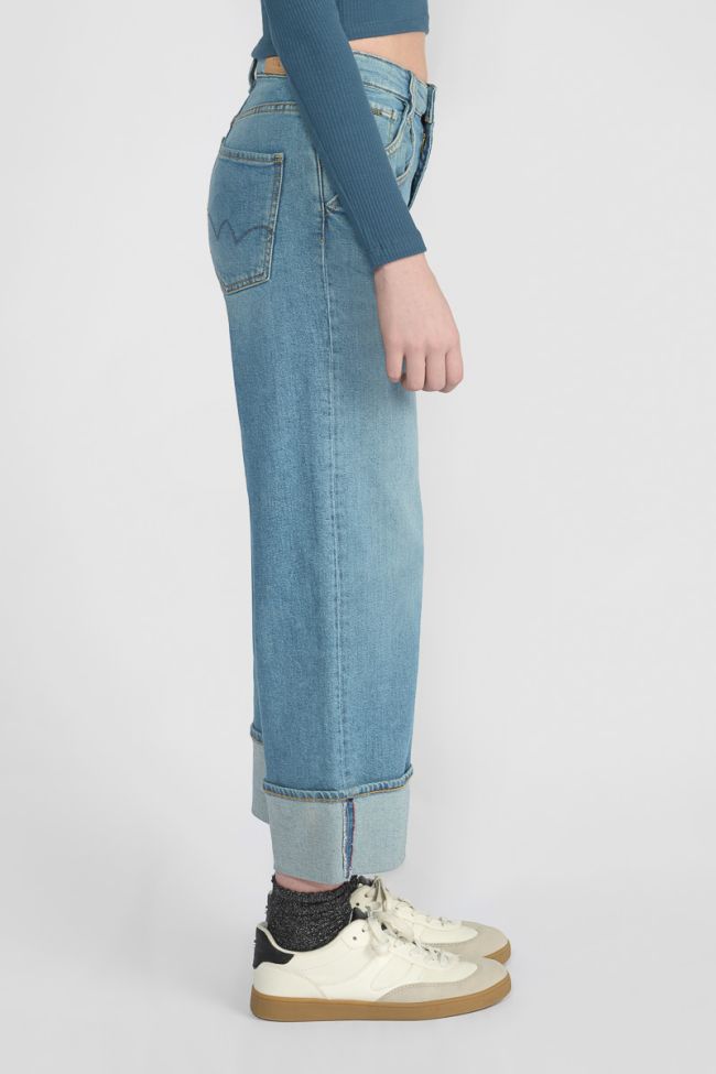 Jeans regular wide-leg Caster high waist blau Nr.4