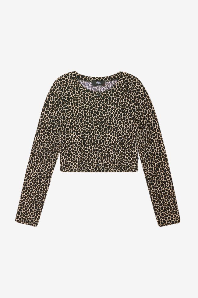 T-shirt Coulagi in schwarz
