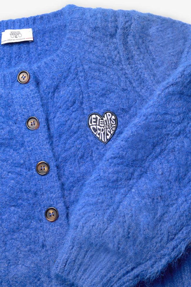 Cardigan Melagi in blau