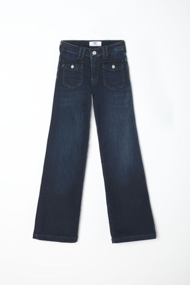Jeans pulp flare high waist blau-schwarz Nr.1