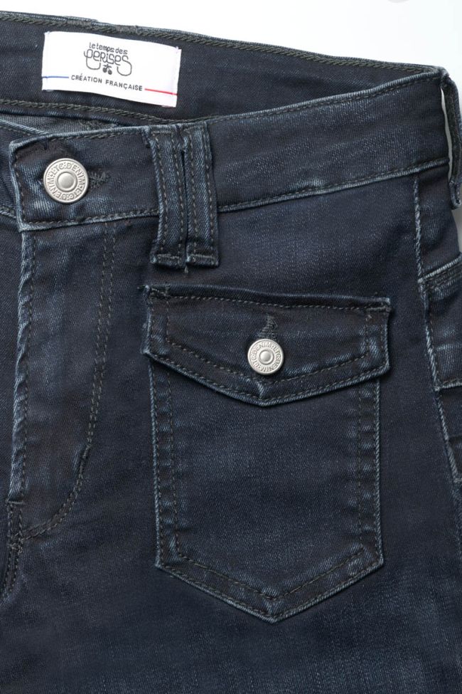 Jeans pulp flare high waist blau-schwarz Nr.1