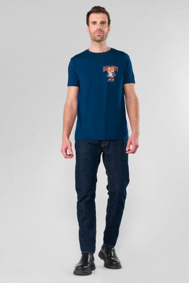 T-shirt Kenta in schwarz