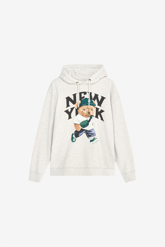 Kapuzen-sweatshirt Lam in grau