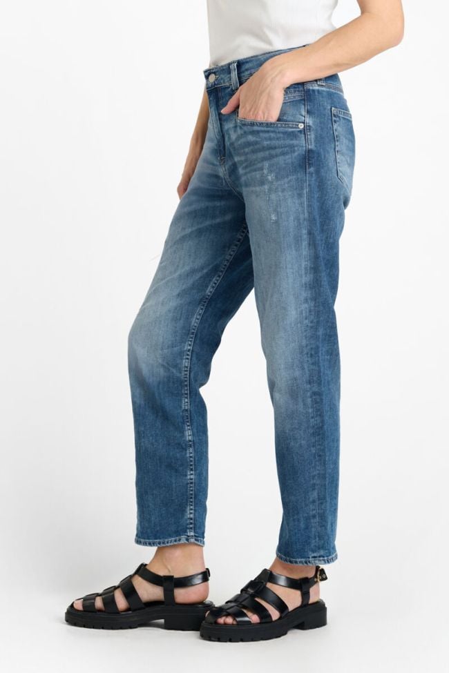 Jeans 400/60 girlfriend Thil high waist destroy blau Nr.4