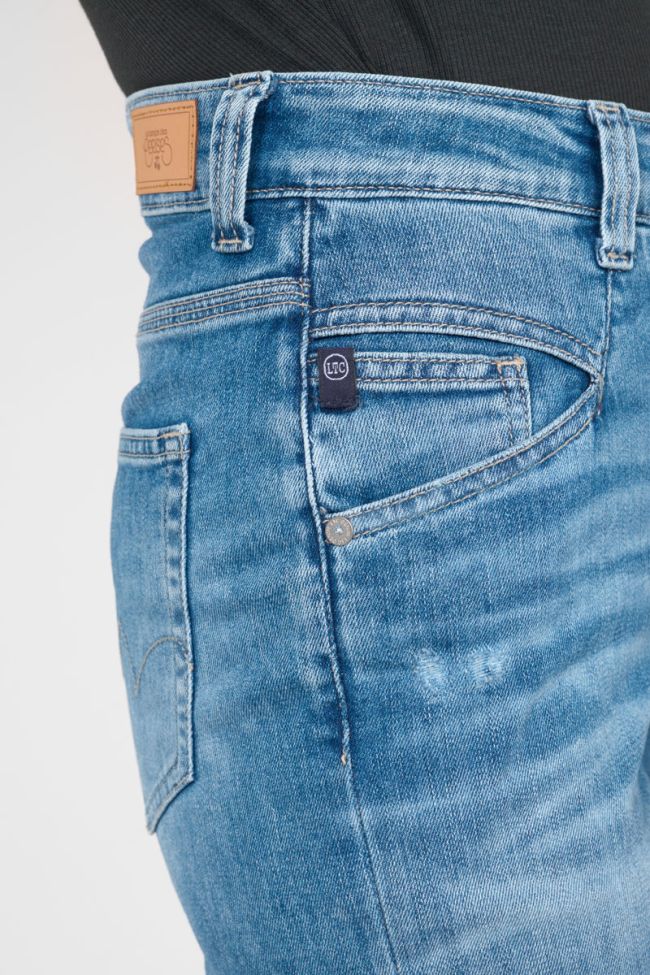 Jeans 400/60 girlfriend Thil high waist destroy blau Nr.4