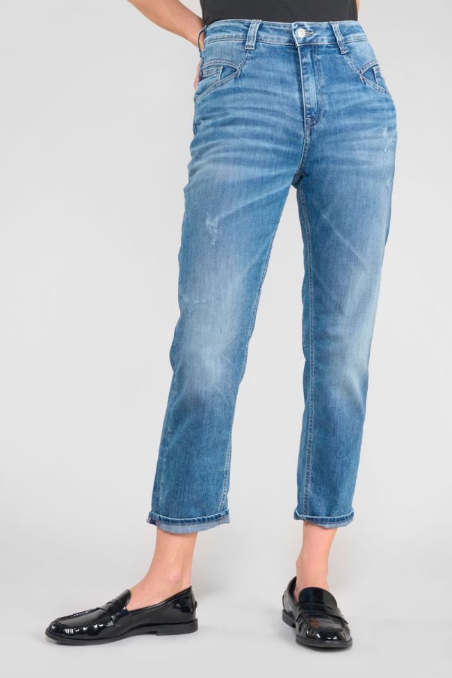 Jeans 400/60 girlfriend Thil high waist destroy blau Nr.4