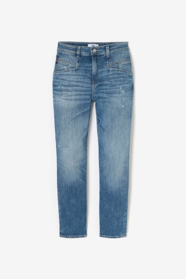 Jeans 400/60 girlfriend Thil high waist destroy blau Nr.4