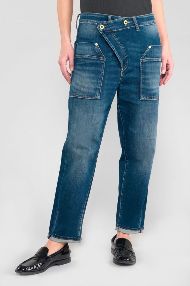 Jeans boyfit Cosy Pocket 7/8 blau Nr.2