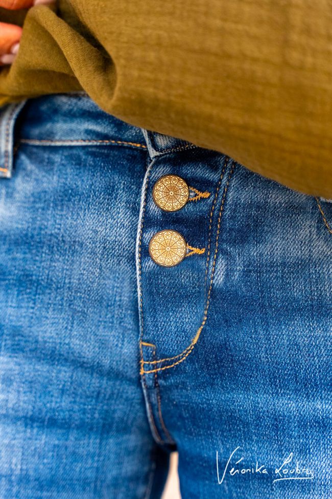 Patricia flare by Véronika Loubry blaue Jeans Nr. 2