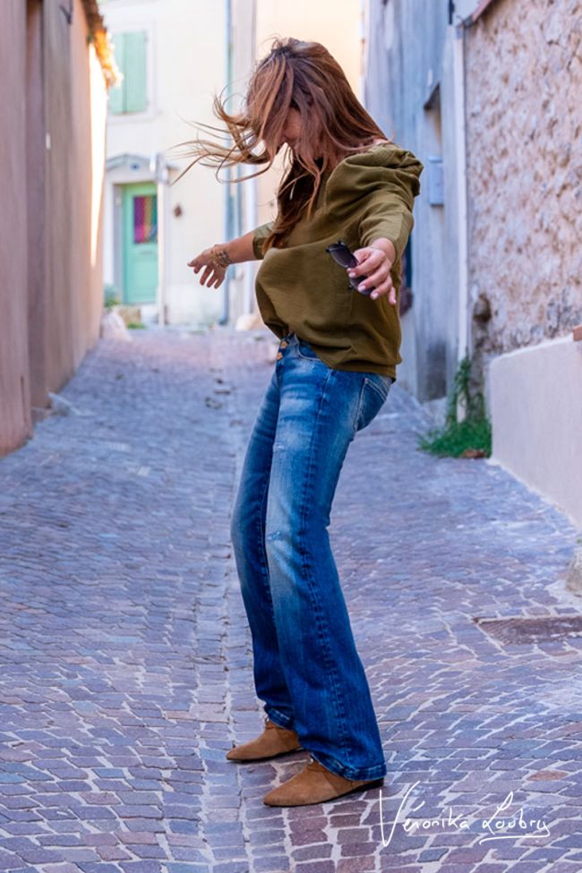 Patricia flare by Véronika Loubry blaue Jeans Nr. 2
