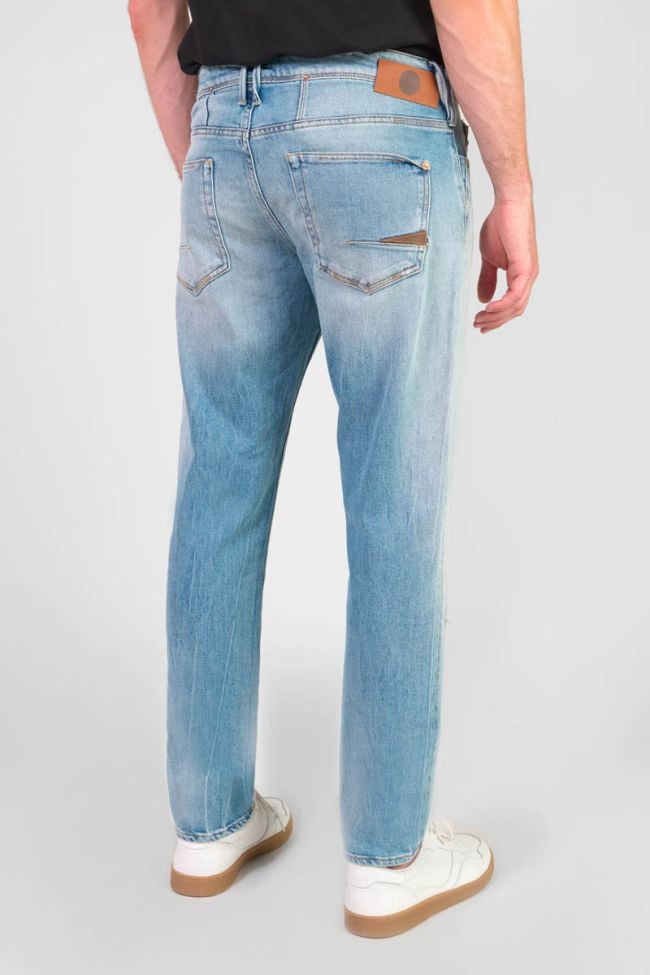 Jeans 600/17 adjusted Basic destroy blau Nr.4