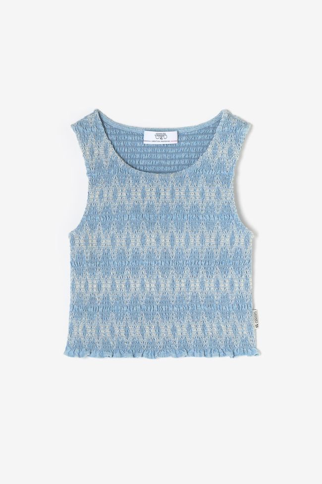 Top Vespagi in blau