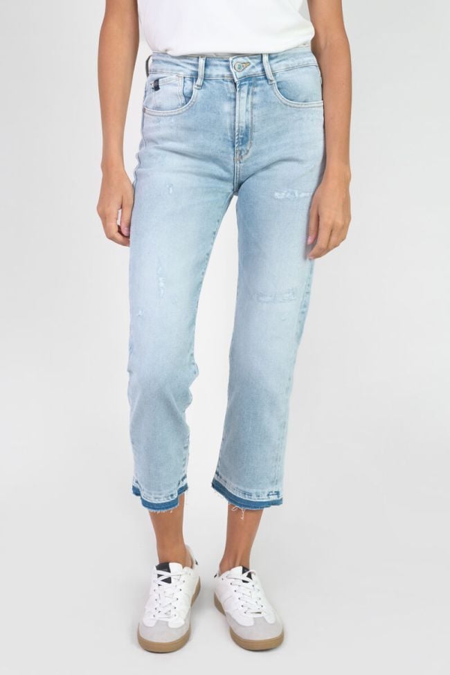 Jeans 400/17 mom Valy high waist 7/8 destroy blau Nr.5