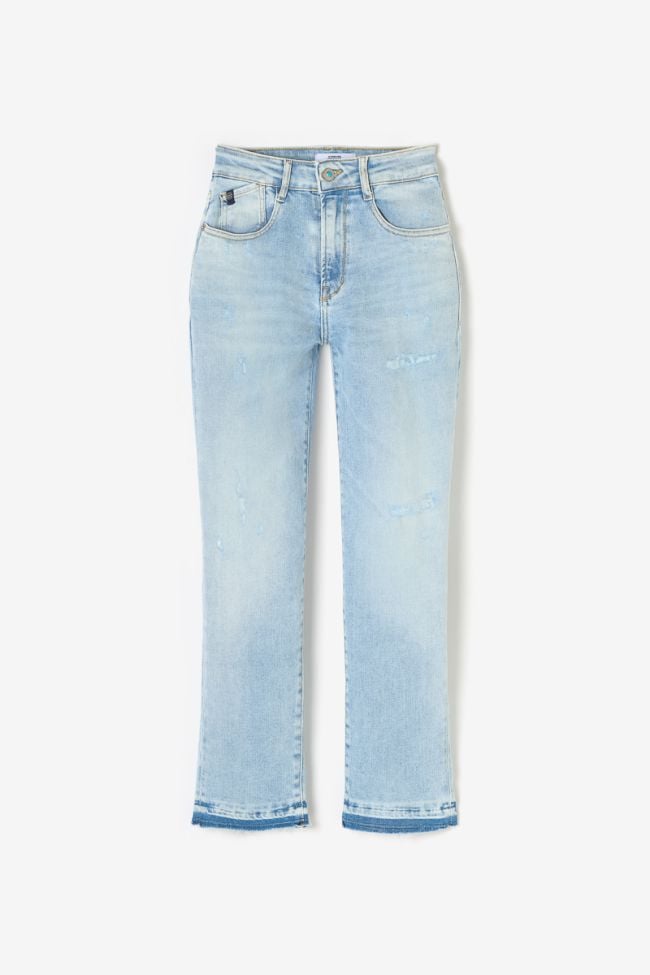 Jeans 400/17 mom Valy high waist 7/8 destroy blau Nr.5