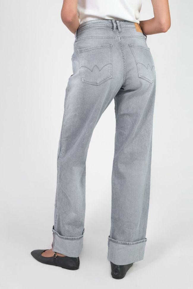 Jeans 400/28 regular loose Carlino High Waist destroy grau Nr. 3