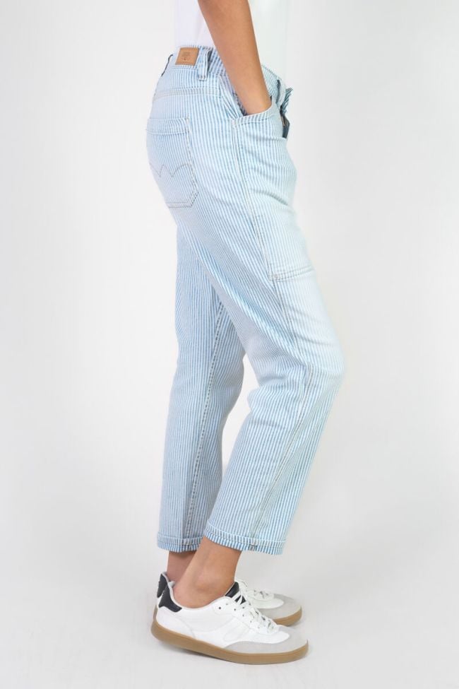 Jeans 400/60 girlfriend Union High Waist blau