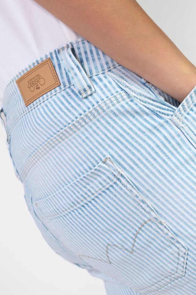 Jeans 400/60 girlfriend Union High Waist blau