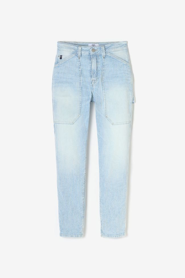 Jeans 400/60 girlfriend Union High Waist blau