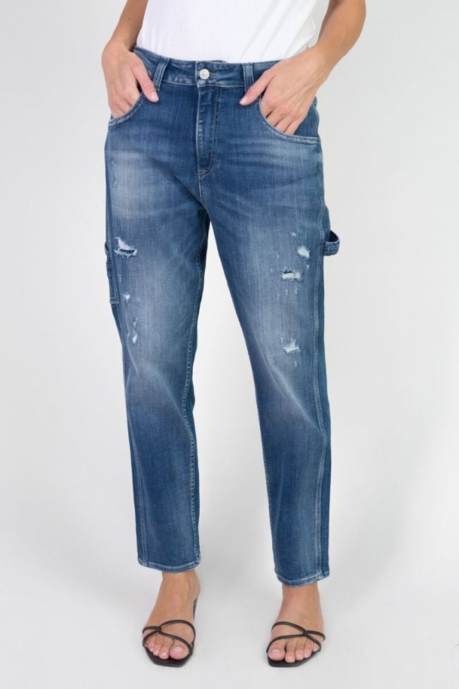 Jeans 400/60 girlfriend Vecta high waist destroy blau Nr.3