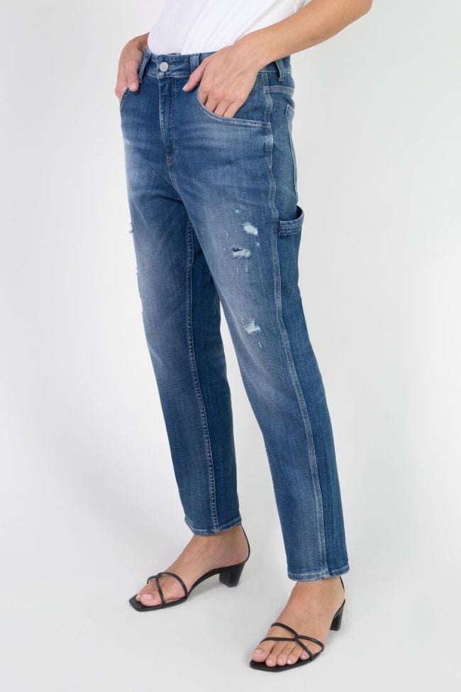 Jeans 400/60 girlfriend Vecta high waist destroy blau Nr.3
