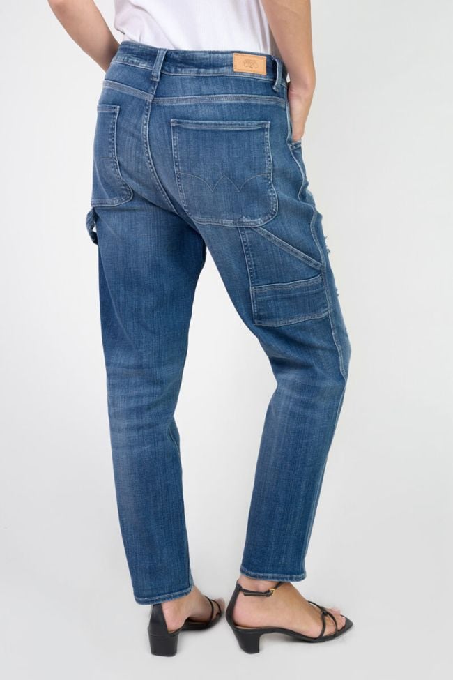 Jeans 400/60 girlfriend Vecta high waist destroy blau Nr.3