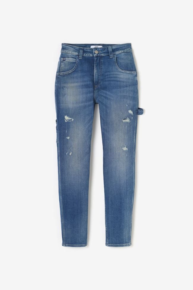 Jeans 400/60 girlfriend Vecta high waist destroy blau Nr.3
