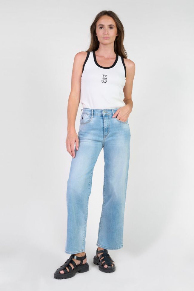 Jeans pulp wide leg high waist 7/8 blau Nr.4