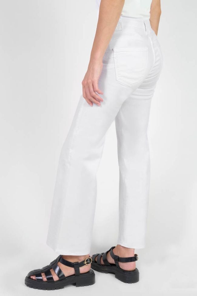 Jeans pulp wide leg high waist 7/8 weiß