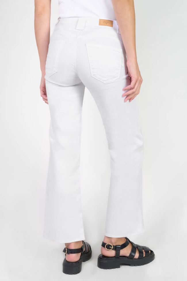 Jeans pulp wide leg high waist 7/8 weiß