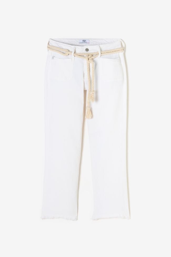 Jeans pulp wide leg high waist 7/8 weiß