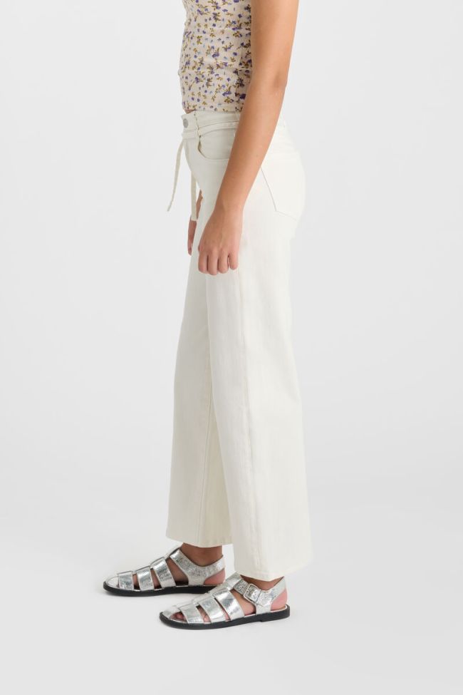Jeans Alexgi wide leg high waist weiß