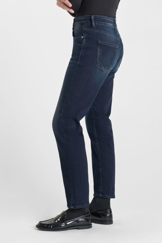 Jeans 400/17 mom high waist 7/8 blau-schwarz Nr.1