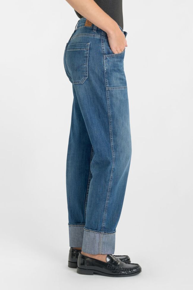 Jeans 400/60 girlfriend Elia high waist blau Nr.1
