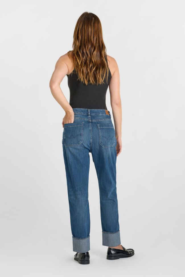 Jeans 400/60 girlfriend Elia high waist blau Nr.1
