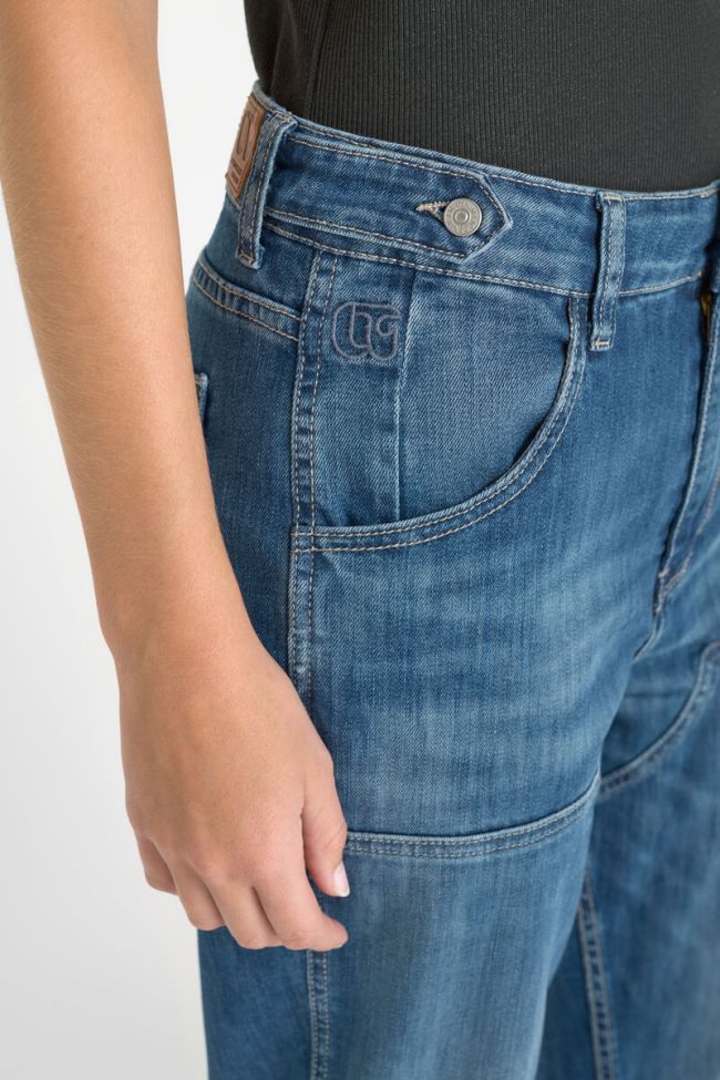 Jeans 400/60 girlfriend Elia high waist blau Nr.1