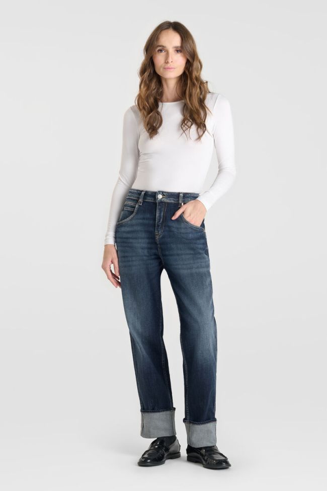 Jeans 400/60 girlfriend Jama high waist blau Nr.2