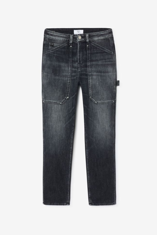 Jeans 400/60 girlfriend Union high waist schwarz Nr.1