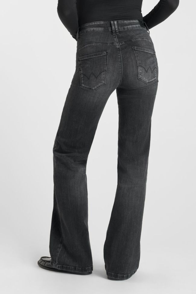 Jeans pulp flare Hooks high waist schwarz Nr.1