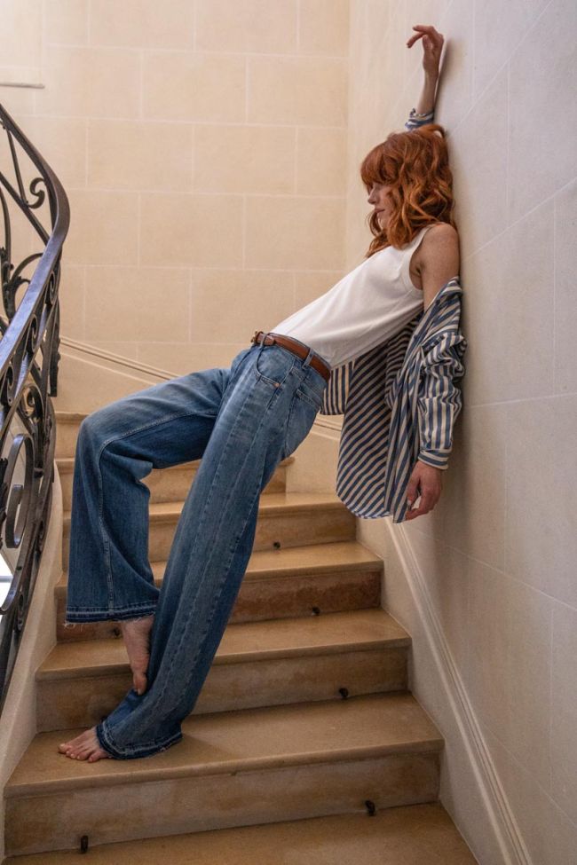 Jeans wide leg Lauryn Aix blau Nr.4