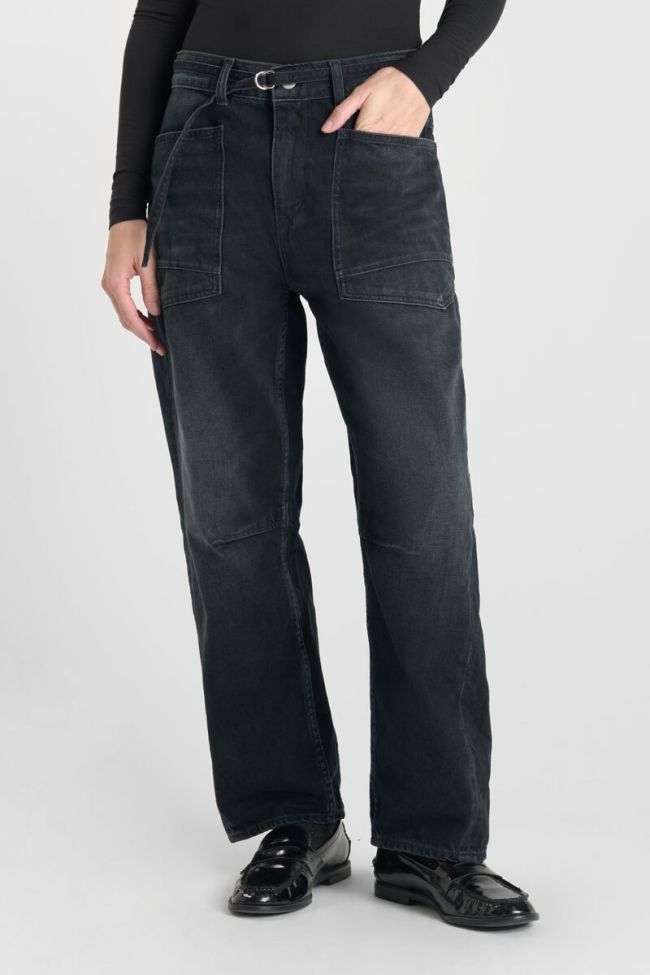 Jeans balloon Madie high waist blau-schwarz Nr.1