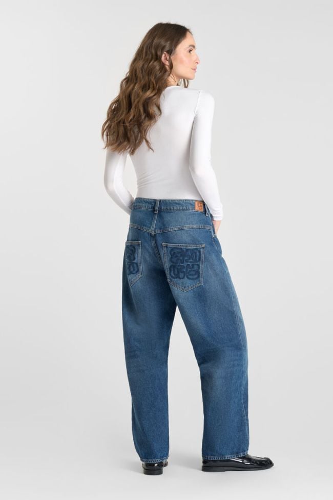 Jeans balloon Madie kahiki high waist blau Nr.2