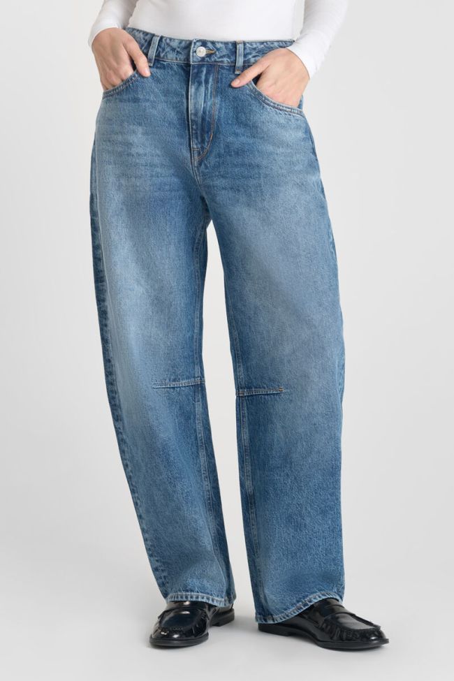 Jeans balloon Madie leder high waist blau Nr.4