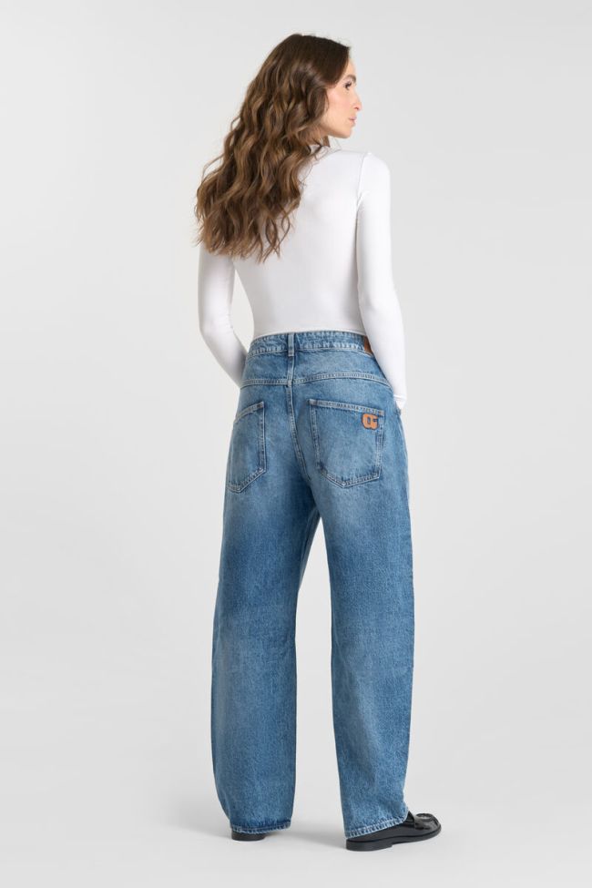 Jeans balloon Madie leder high waist blau Nr.4