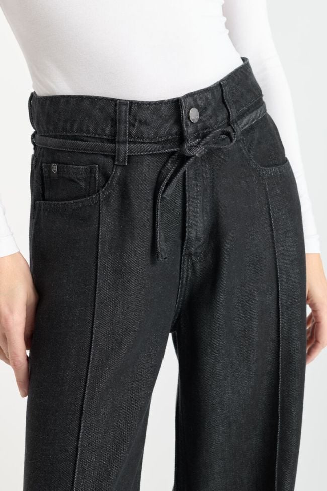 Jeans Wide Leg Scotty High Waist Tencel schwarz